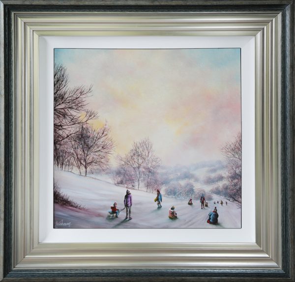 Danny Abrahams Original Painting Snow Days
