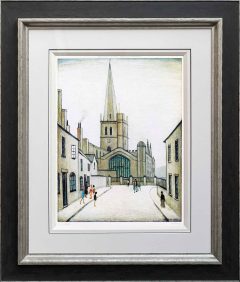 L S Lowry - Burford Church