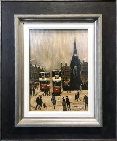 Arthur Delaney Albert Square Original Painting for sale