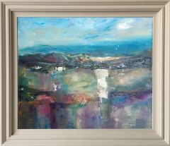 Judith Donaghy Rhosneigr Purple Hills Original Painting