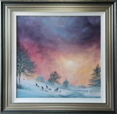 Danny Abrahams Never Mind the Sledging original painting