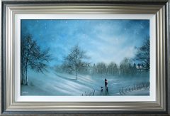 Danny Abrahams Original Painting Tiz the Season to be Freezing