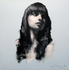 Mark Demsteader Natalie Head Study in Oil for sale at Cheshire Art Gallery