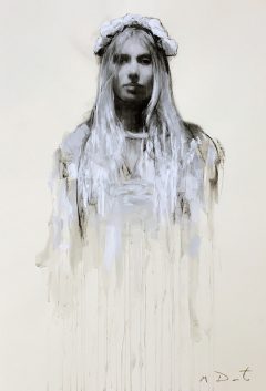 Mark Demsteader Ophelia Study on White for sale at cheshire art gallery