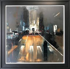 David Coulter Deansgate at Night Original Painting