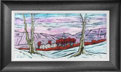 Steve Capper Northern Church Original Painting for Sale