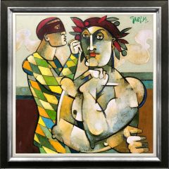 Geoffrey Key Harlequin with Nude