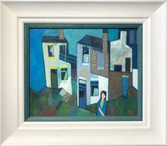 Peter Stanaway Grandma Lived at Number 5 Original Painting for Sale