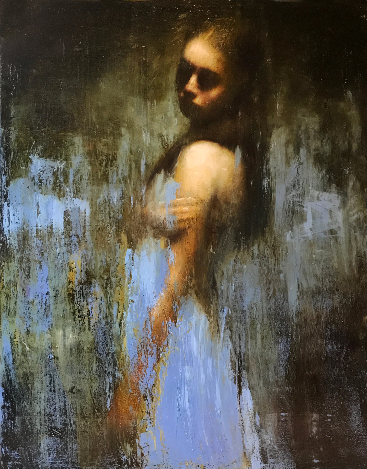 Mark Demsteader Study for the Fall Original Oil Painting