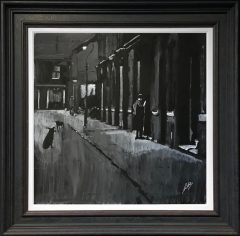 David Coulter Salford Street Scene Original Painting for sale