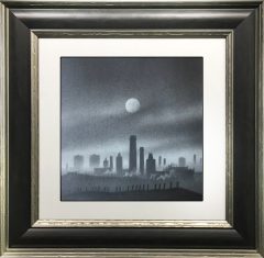 Trevor Grimshaw Mills in Moonlight Original Drawing for Sale