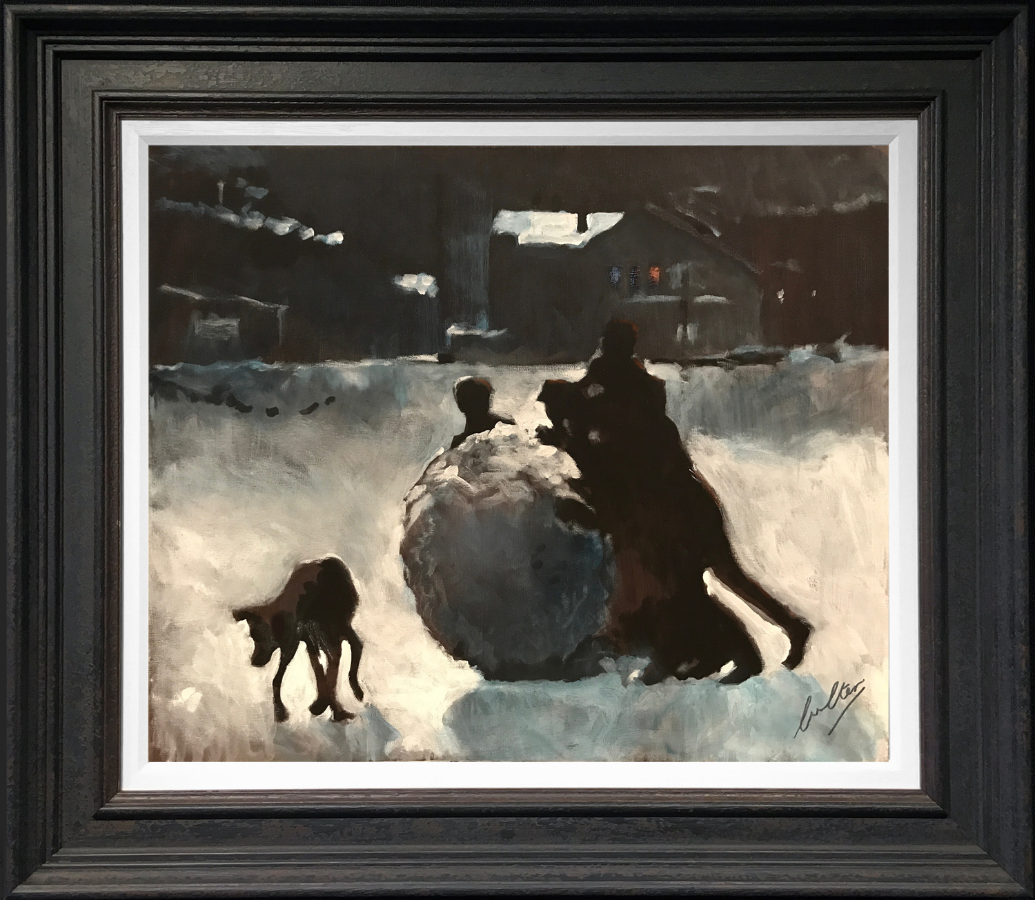 David Coulter Giants Snowball Original Painting for sale