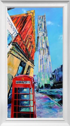 Hugh Winterbottom Manchester Looking Up Original Painting