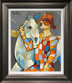Geoffrey Key Harlequin with Pony