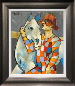 Geoffrey Key Harlequin with Pony