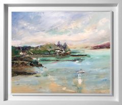 Judith Donaghy St Georges Pier Menai Original Painting