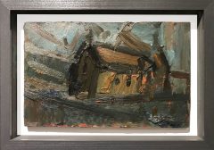 Richard Fitton Church Original Painting for Sale