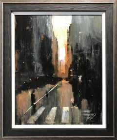 David Coulter Deansgate Sunrise Original Painting for sale