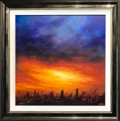 Danny Abrahams Original Painting Manchester Sky