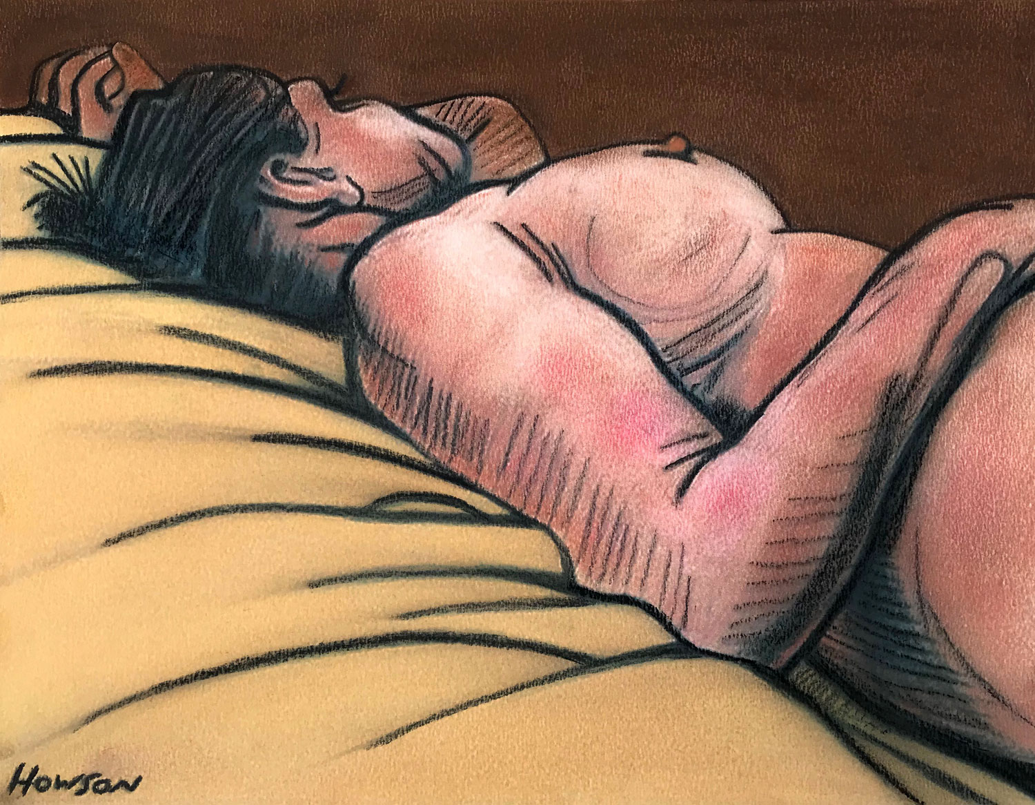Peter Howson - Nude Study