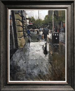 David Coulter St Anne's Rain Original Painting for sale