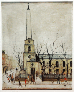 L S Lowry - St Luke's Church