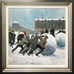 David Coulter Original Painting Snow Joke