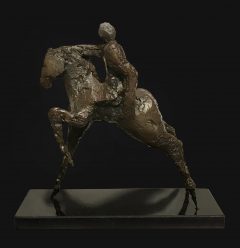 Geoffrey Key Horse & Rider Sculpture