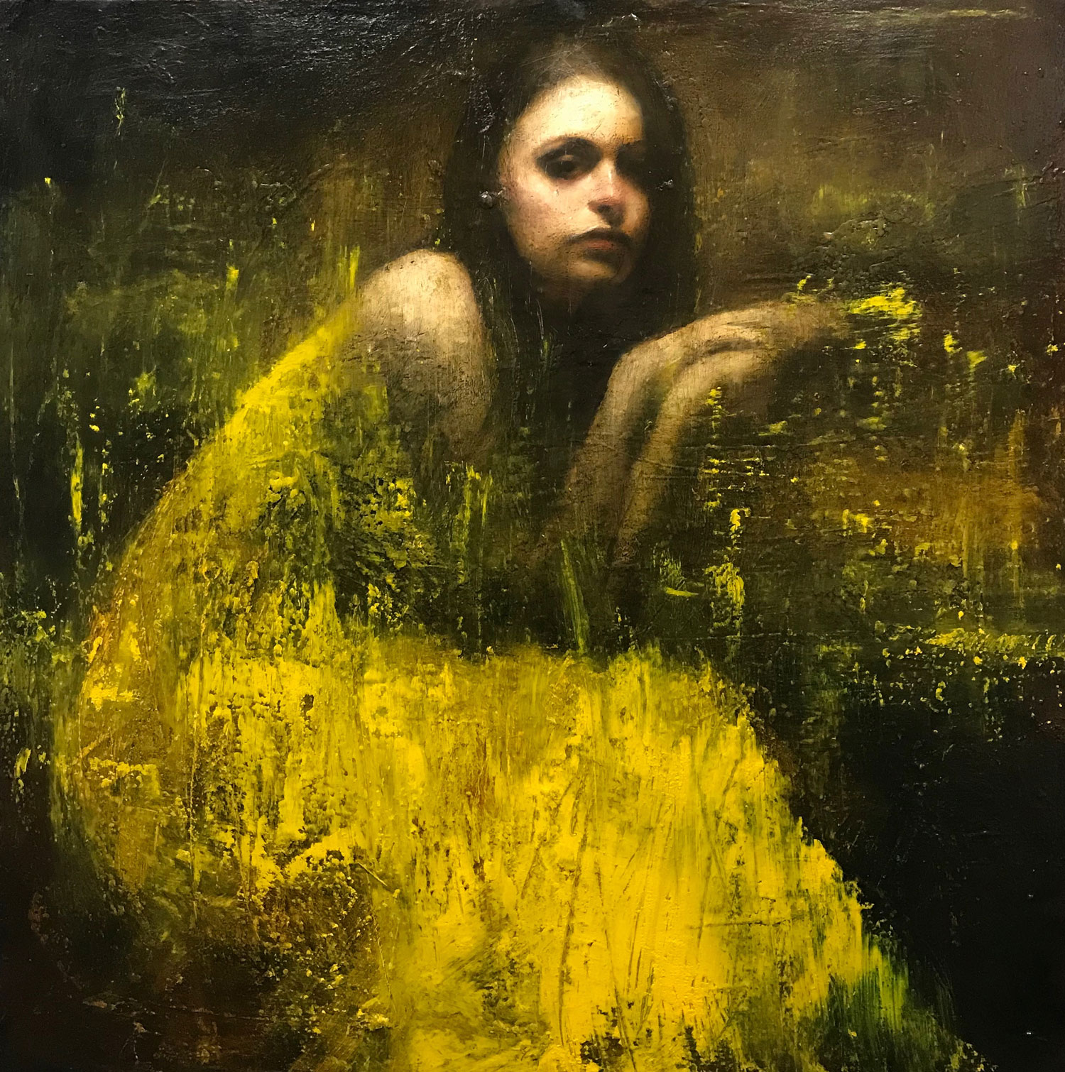 Mark Demsteader Study for Yellow Fields