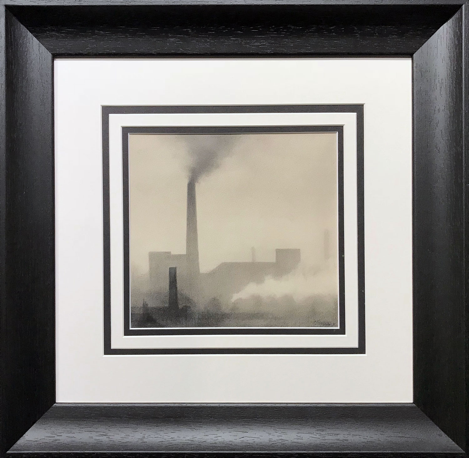 Trevor Grimshaw Smoke & Steam 1971 Original Drawing for Sale