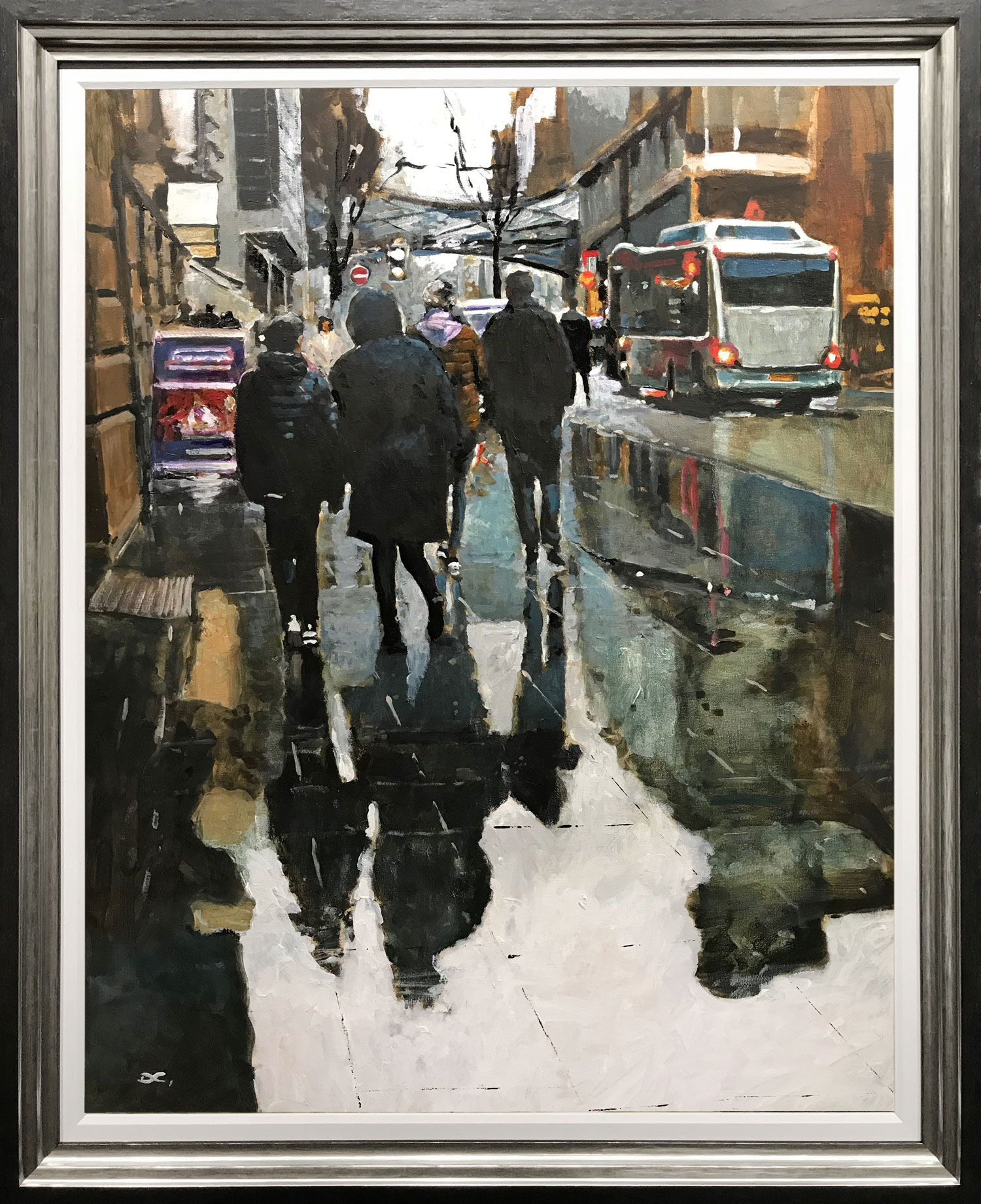 David Coulter Cross Street to Market Original Painting for sale