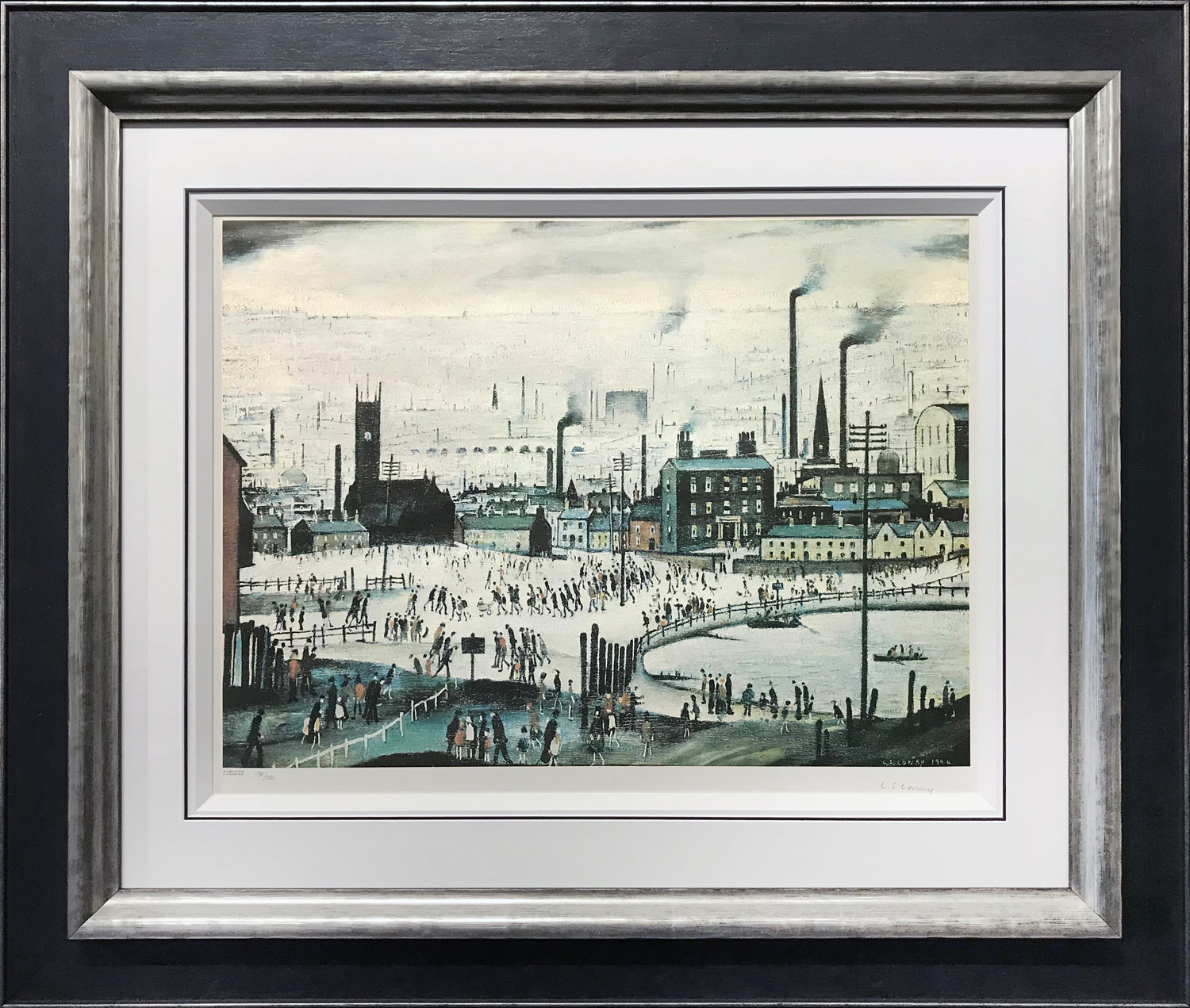 L S Lowry – Industrial Town – Signed Limited Edition Print