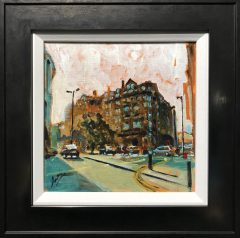 David Coulter Sunny Manchester Study Original Painting for sale