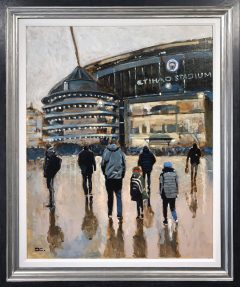 David Coulter Etihad Original Painting for sale