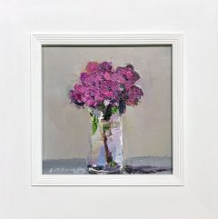 Judith Donaghy Purple Hydrangea Original Painting