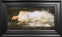 Mark Demsteader Reclining Figure Study Original Oil Painting