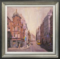 Louis Smith - Looking Down Cross St from Albert Square