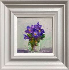 Judith Donaghy Winter Primrose Original Painting