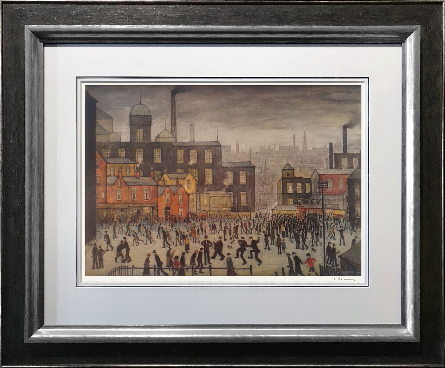 L S Lowry Our Town Signed Limited Edition Print for sale