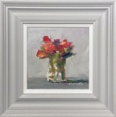 Judith Donaghy Mums Flowers Original Painting