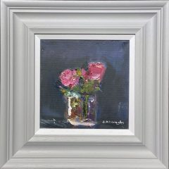 Judith Donaghy Pink Roses Original Painting