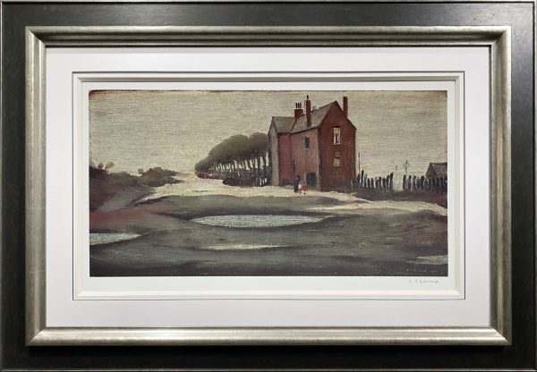 L S Lowry – Lonely House – Signed Limited Edition Print