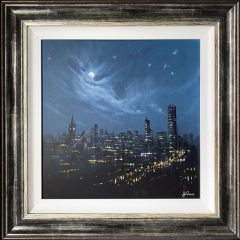 Danny Abrahams Original Painting The Lights of Manchester