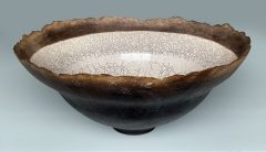 David Roberts - Raku Bowl Form created in 1978