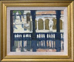 Ken Howard - La Loggia Udine, Italy Original Painting