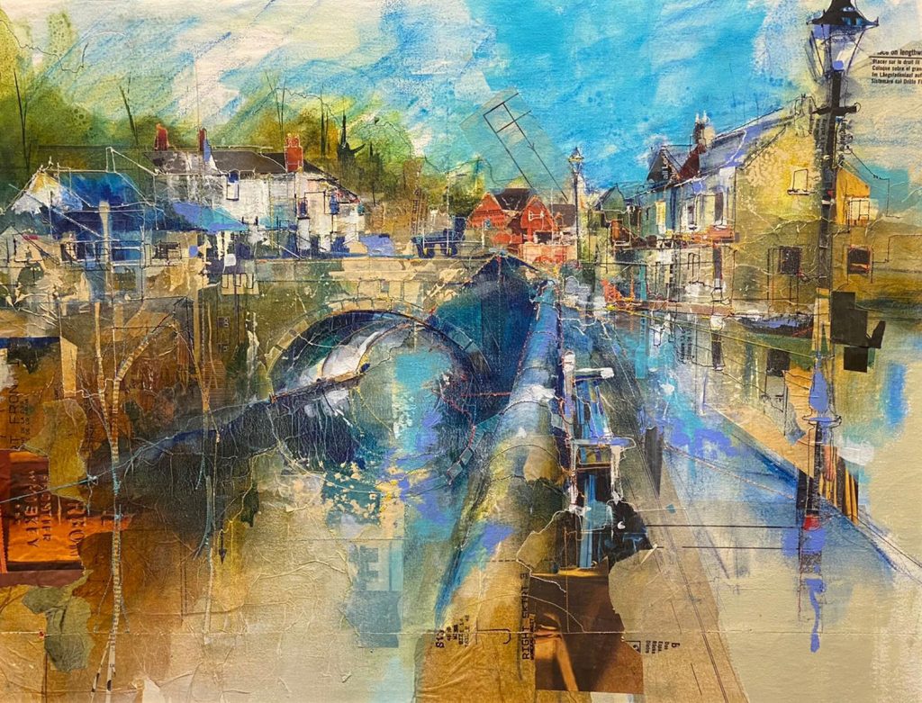 Rob Wilson Marple Bridge Original Painting for Sale