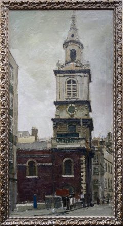 Ken Howard - St Botolph, Bishopsgate Original Painting