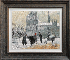 David Coulter Winter Snow Scene