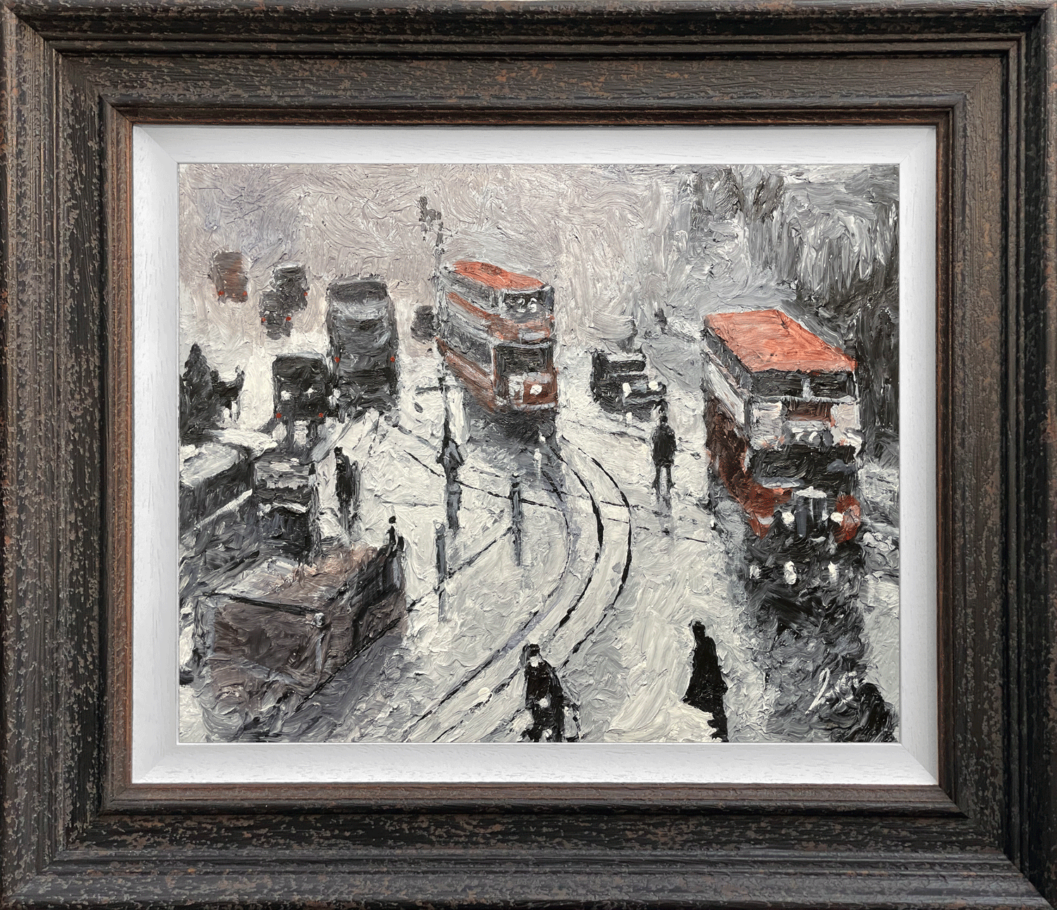 David Coulter Commuters in the Snow