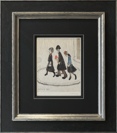 L S Lowry - The Family - Signed Limited Edition Print